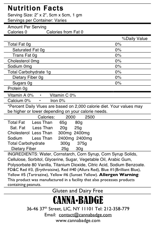 Nutrition FactsCB